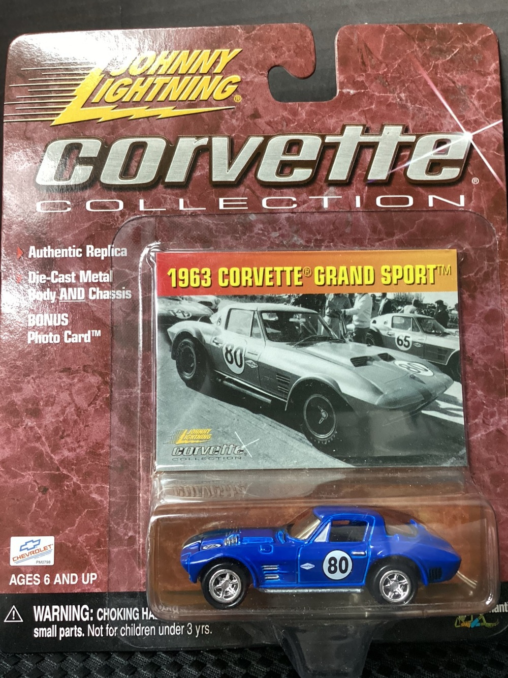 Johnny Lightning Collection 1963 Corvette Grand Sport - Blue